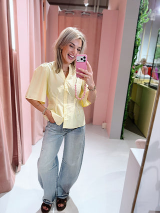 Priscilla Blouse - Geel