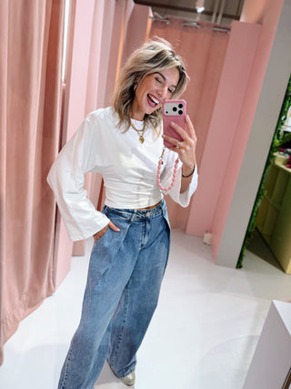 Daphne Longsleeve - Wit