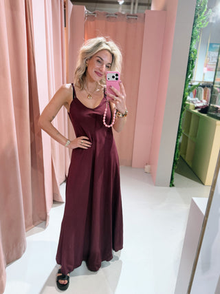 Mees Dress - Bordeaux