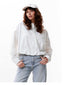 CATWALK JUNKIE - Cropped Button Up Blouse - Offwhite