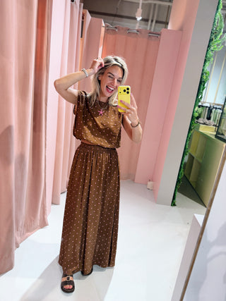 Kirsten Dot Set - Bruin