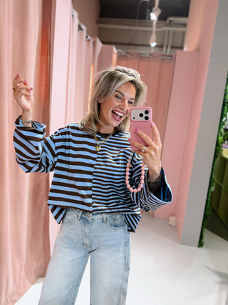 Tyra Longsleeve - Bruin