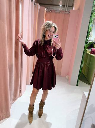 Carlijn Dress - Bordeaux
