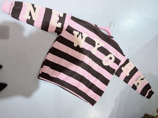 Harrison NY Sweater - Bruin/Roze
