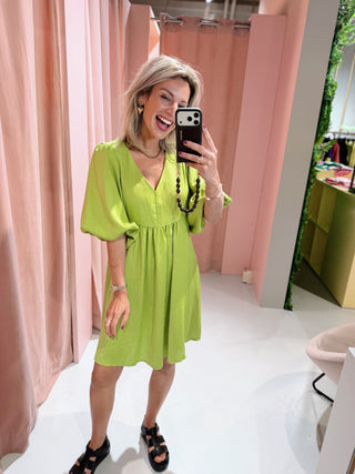 Jaylin Dress - Lime