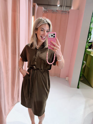 Kiera Dress - Bruin