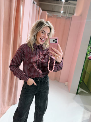 Amber Blouse - Bordeaux