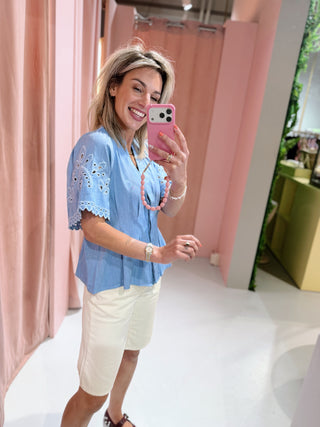Kae Blouse - Denim