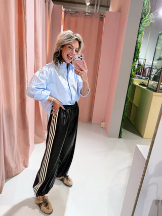 Iris PU Pants - Zwart