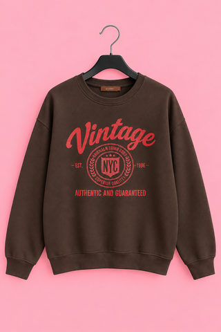 Vintage Sweater - Bruin