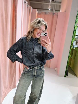 Tessa Blouse - Navy