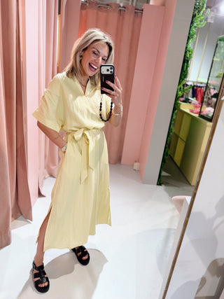Iris Dress - Geel