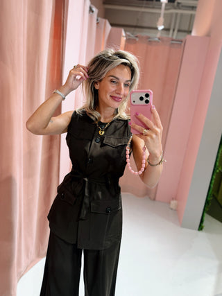 Vieve Gilet - Bruin