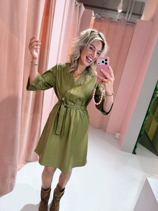 Anne Dress - Army