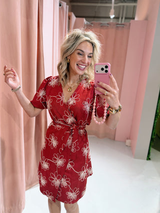 Mara Dress - Bordeaux