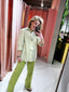 Daan Blouse - Lime Green