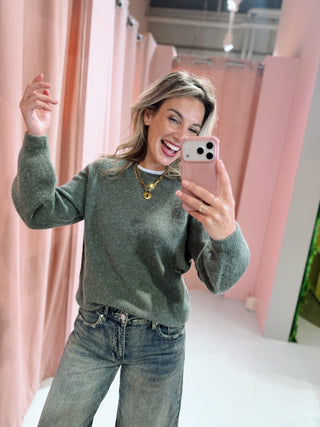 Karlijn Knit -  Army