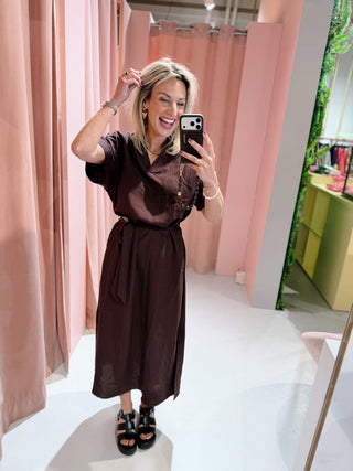 Iris Dress - Bruin