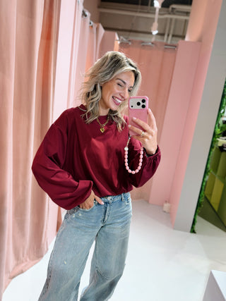 Anouk Longsleeve - Bordeaux