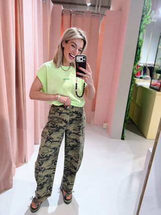 Helen Cargo Jeans - Dark Camouflage