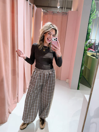 Isa Pants - Checked