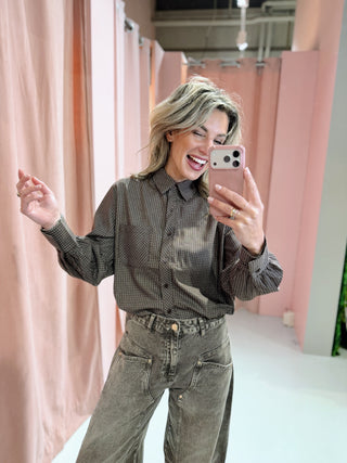 Tessa Blouse - Bruin