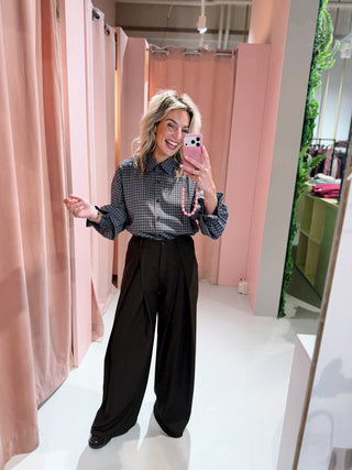 Elise Pleated Pants - Bruin