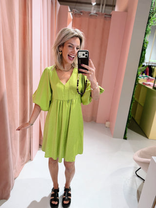Jaylin Dress - Lime