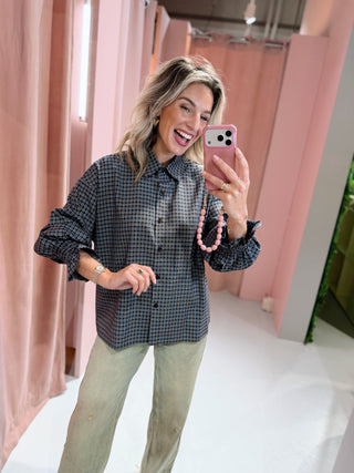 Fabienne Ruit Blouse - Bruin