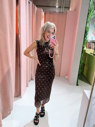 Roos Dress - Bruin