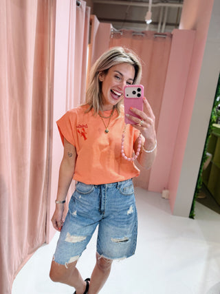 Lobster Top - Peach