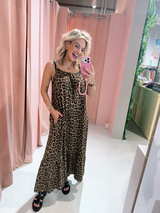 Jasmine Dress - Leopard