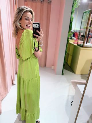 Juliette Dress - Lime