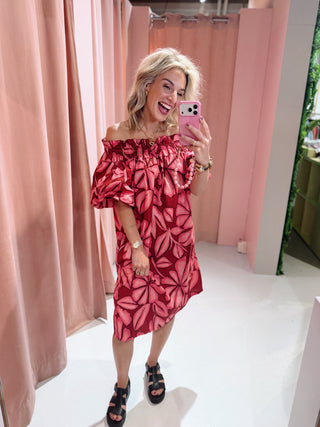 Megan Dress - Bordeaux