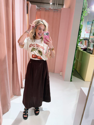 Mia Skirt - Bruin