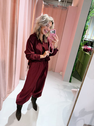 Britney Blouse - Bordeaux