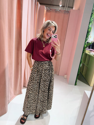 Vicky Skirt - Leopard