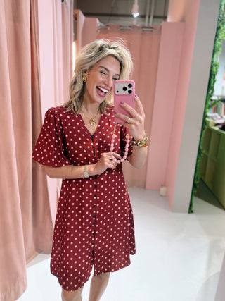 Meike Dress - Bordeaux