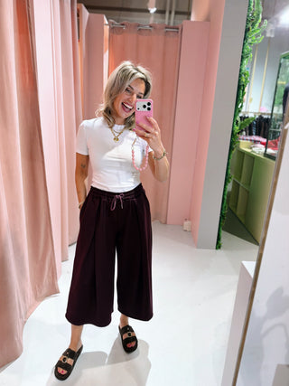 Tatum Culotte - Aubergine