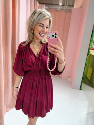 Pip Dress - Bordeaux