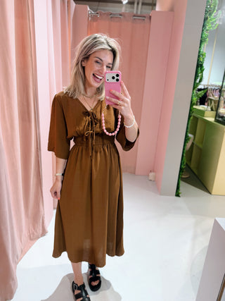 Kylie Dress - Bruin