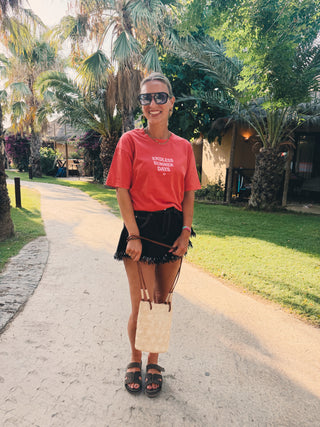 Summer Days Tee - Washed Red