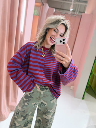 Tyra Longsleeve - Bordeaux/Paars