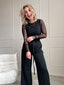 CATWALK JUNKIE - Relaxed Tailored Trousers - Zwart