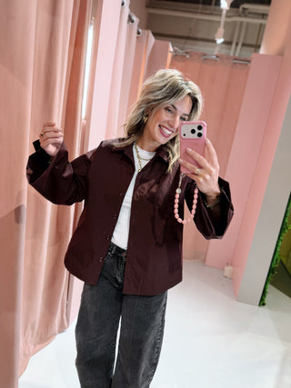 Claire Blouse - Bordeaux