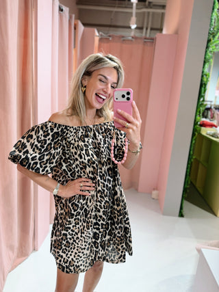 Roxy Dress - Leopard