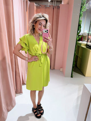 Lize Dress - Lime