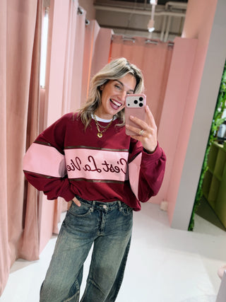 Liv Sweater - Bordeaux