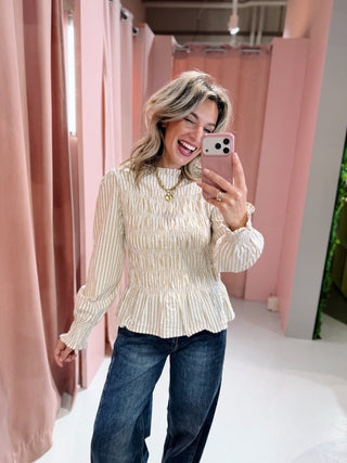 Lara Blouse - Beige