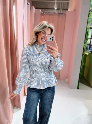 Lara Blouse - Blauw